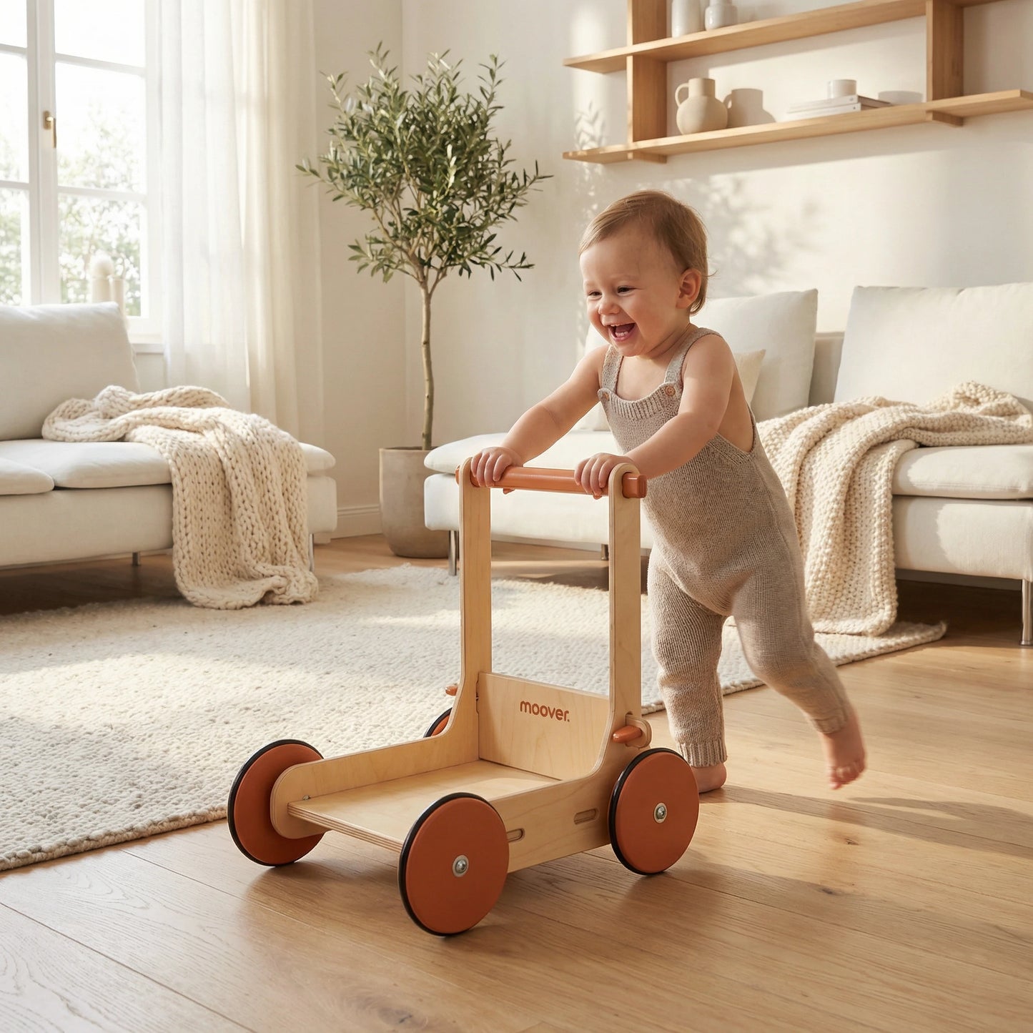 Walking cart tin children Off White